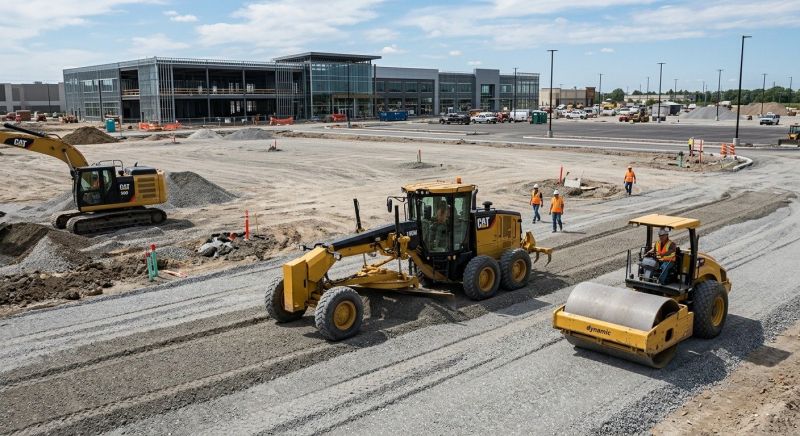 Parking Lot Gravel Repair in Cumming, GA