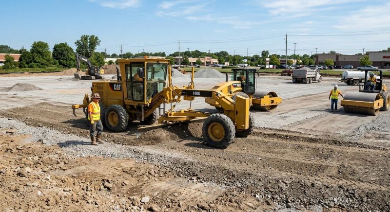 Parking Lot Leveling in Woodstock, GA